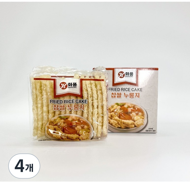 화풍 찹쌀 누룽지, 284g, 1개입, 4개