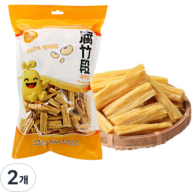 (배터짐)구로 절단 유바 푸주 말린두부피 실온, 절단 유바푸주(1kg*2개), 2개, 1kg