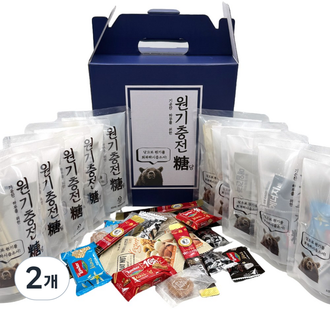 나나박스 원기충전당 간식선물세트, 2개, 1세트