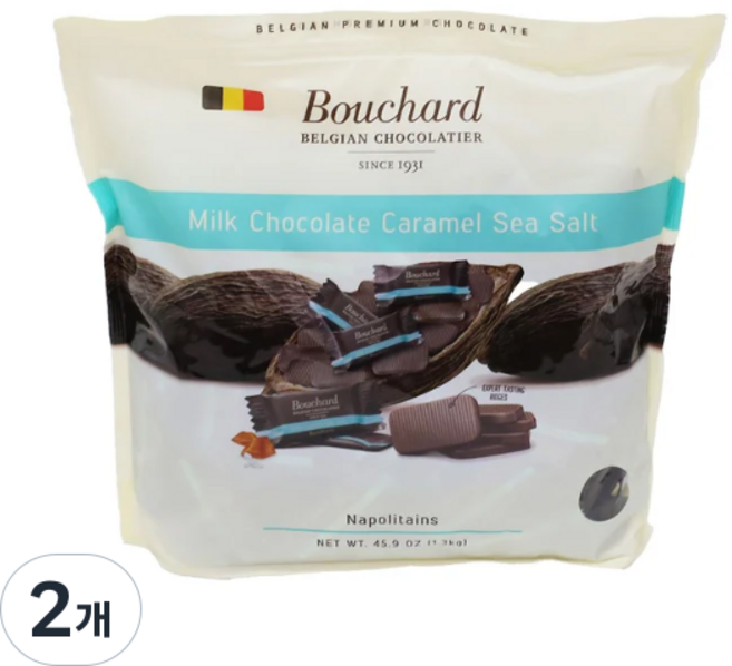 Bouchard 카라멜 & 씨솔트 초콜릿 1.3kg, 2개