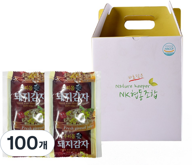 NK협동조합 돼지감자즙, 80ml, 100개