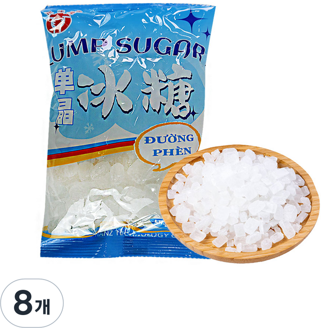 (배터짐) 난쯔패 단징빙탕 단정빙탕 얼음사탕, 300g, 8개