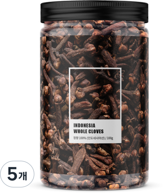 [26년 생산] 신서리티 정향 클로브, 100g, 5개