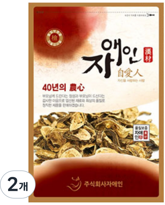 자애인 국산 볶은 여주 차, 300g, 2개