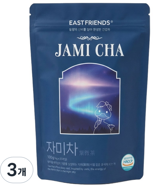 자미차 산조인 숙면차 티백 | 무카페인 수면차 | 불면증차 잠잘오는차 저녁차, 4g, 3개, 25개입