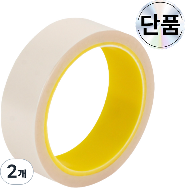 파밍굿즈 논슬립 매트 고정용 테이프 무광, 2개