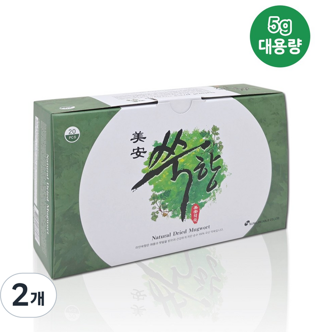 한방쑥향 천연약쑥 좌훈용품 4g, 2개