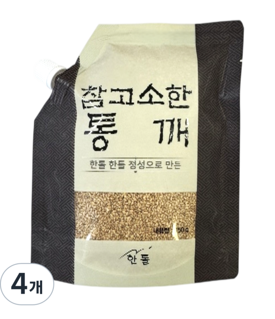 참고소한 볶은통깨, 4개, 150g