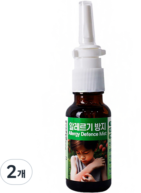 나잘 알레르기 디펜스 비강 스프레이 의료기기, 2개