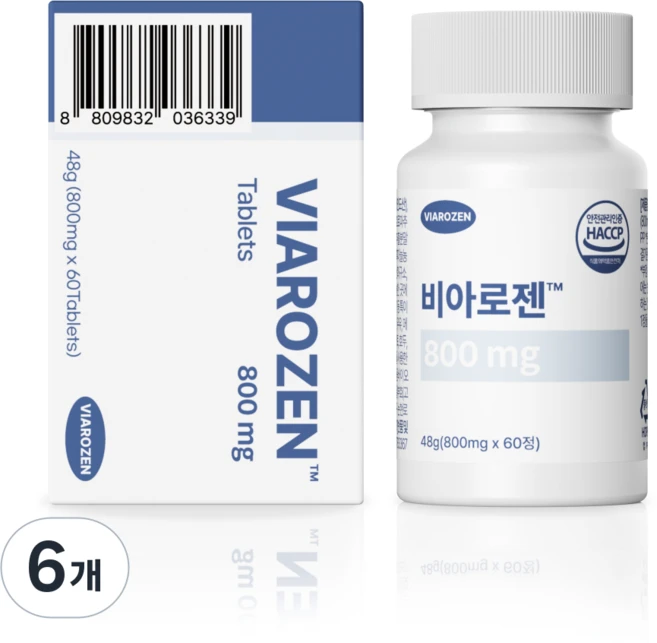 비아로젠 호로파 캡슐 fenugreek 종자추출물 600mg 정, 6개 - 쿠팡