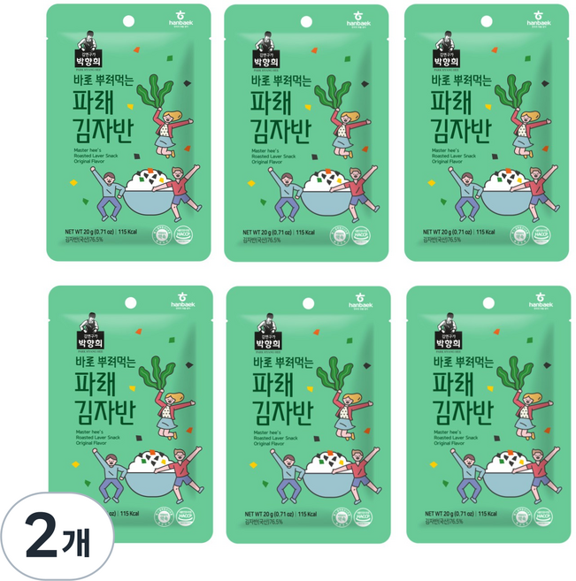 박향희김 여행용 미니 자반 [파래김자반], 2개