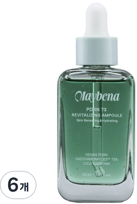 메이베나 주름 탄력 미백 PDRN 73 앰플, 30ml, 6개