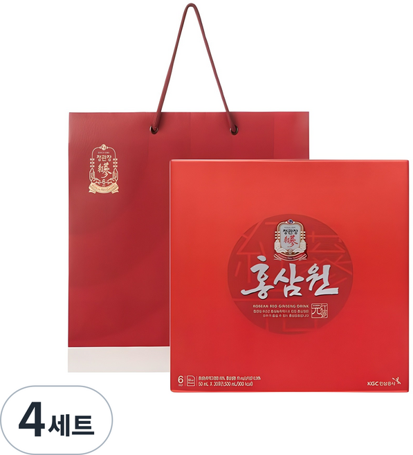 정관장 홍삼원 50ml 30포, 1.5L, 4세트