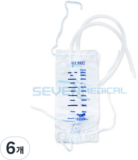 협성 바일백 HS-400-3 400ml Luer Lock Connector, 6개