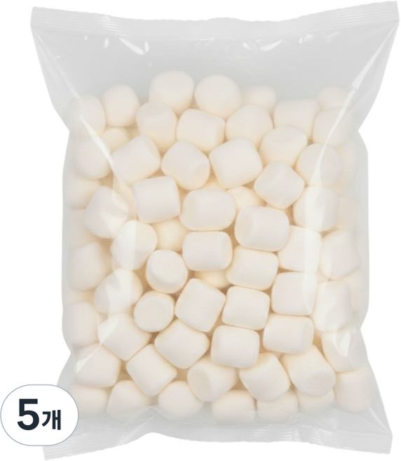 시그니처 화이트 마시멜로 대용량, 1kg, 5개