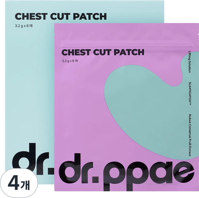 닥터빼 여유컷 패치 CHEST CUT PATCH, 4개, 8개입 - 쿠팡