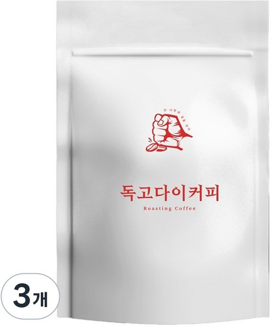 독고다이커피 베트남 로부스타 블루드래곤 G1 홀빈(분쇄안함), 1kg, 3개