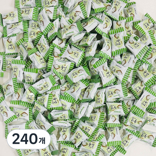 죽염 대나무 소금 사탕 운동 후 캔디, 240개, 7g