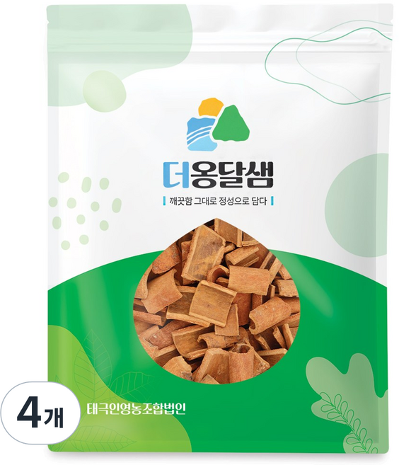 더옹달샘 껍질제거 계피 500g 고급 YB3 거피 육계, 4개, 1개입