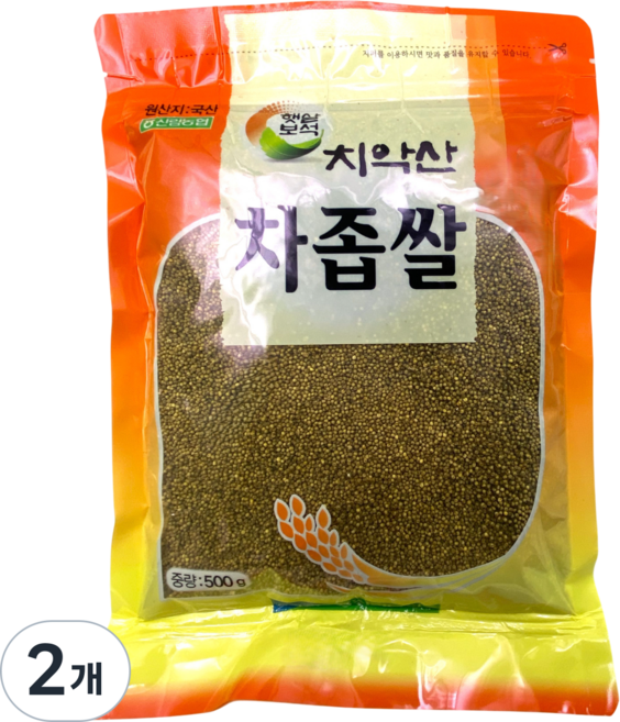 [신림농협] 국산 청차조 (차좁쌀), 2개, 500g