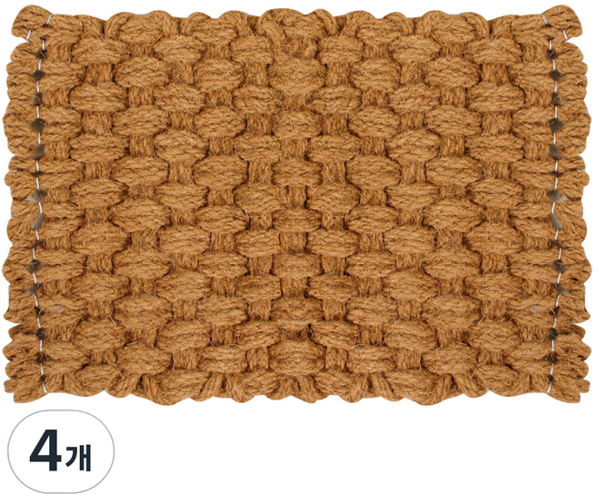 포스아트 야자매트 폭0.6M x 길이1M, 4개