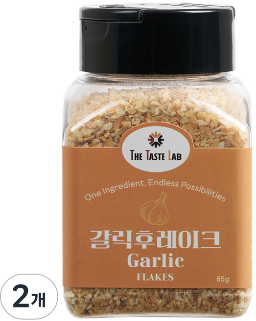 더테이스트랩 마늘 후레이크 갈릭 마늘칩, 2개, 85g