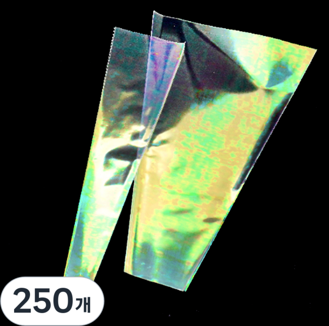 하하홈파티 OPP 홀로그램 꽃포장지, 250개