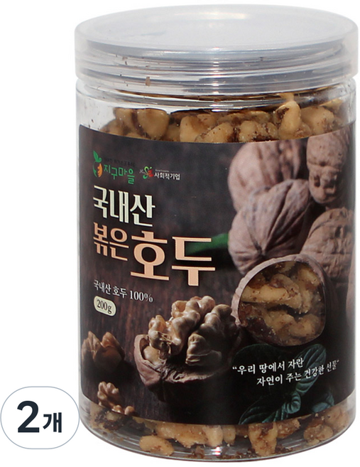 갓 볶은 국내산 영동 볶은호두, 2개, 200g