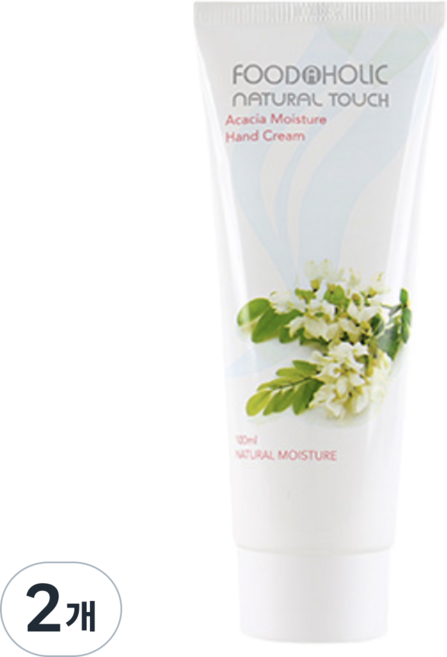 푸드어홀릭 모이스처 핸드크림 아카시아, 100ml, 2개