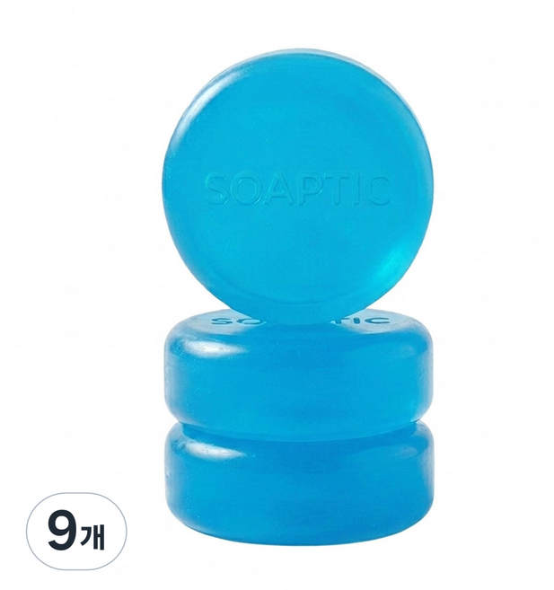 멘톨 10% 여름 아이스 쿨링 샤워 비누, 95g, 9개