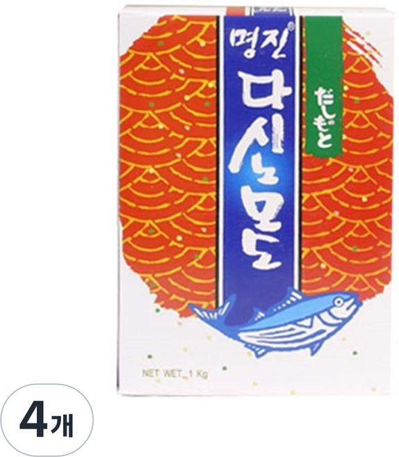 명진 다시노모도 혼다시 1kg, 4개