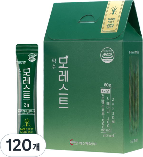 익수제약 모레스트 맥주효모환, 120개, 2g