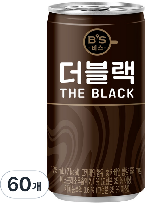 비스 더블랙, 60개, 175ml