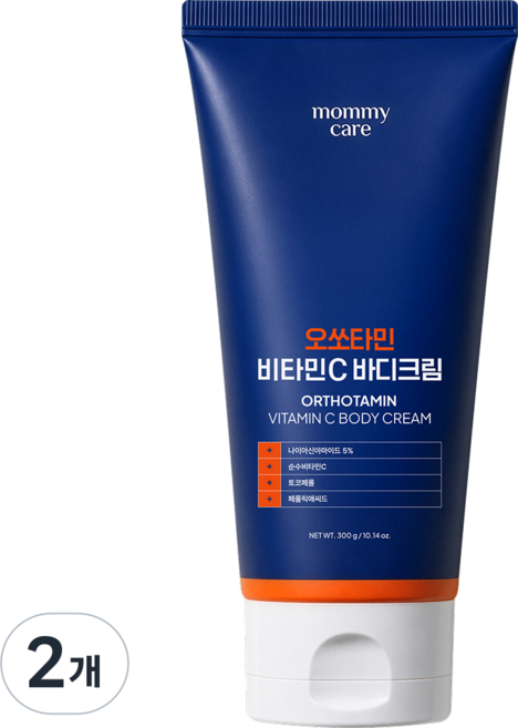 4위 - 마미케어 오쏘타민 비타민C 착색 개선 미백 바디크림, 300g, 2개