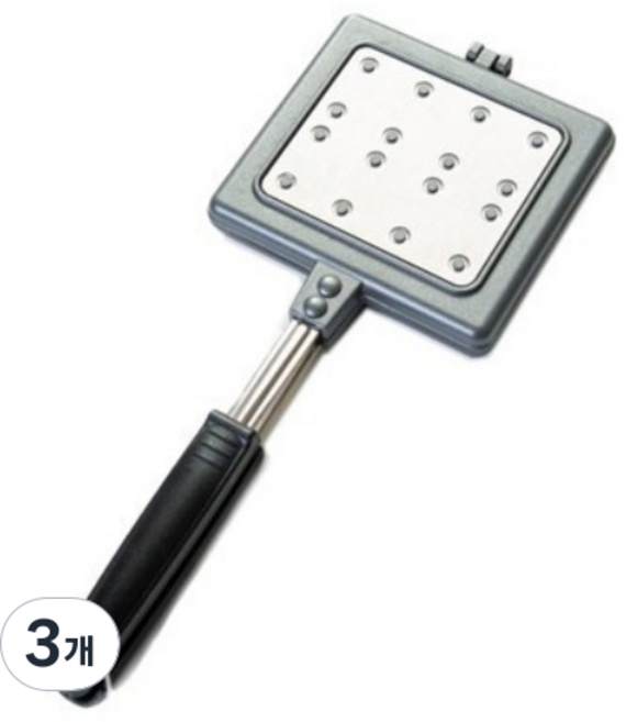 인덕션 겸용 국내생산 크로플 와플팬, 34cm, 3개