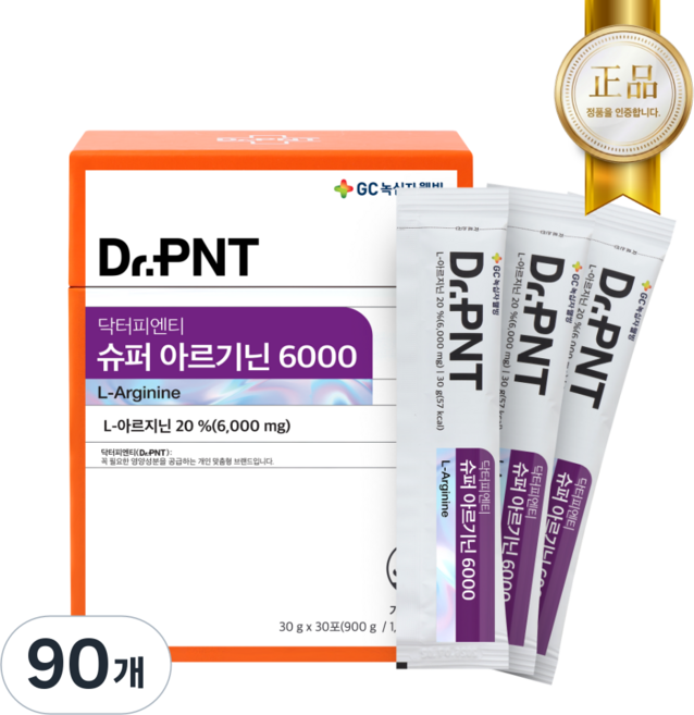 닥터피엔티 슈퍼 아르기닌 6000, 90개, 30g