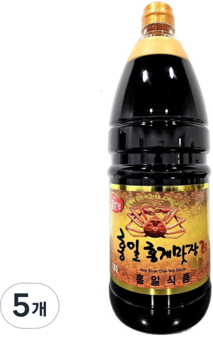 홍일점 홍게맛장소스 골드, 1.8L, 5개