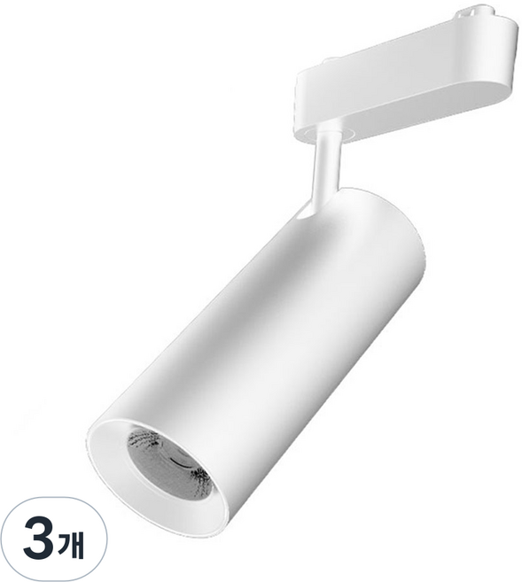 고네오 LED 일체형 레일 트랙조명 30W COB 스포트 플리커프리, 3개, 화이트 주광색