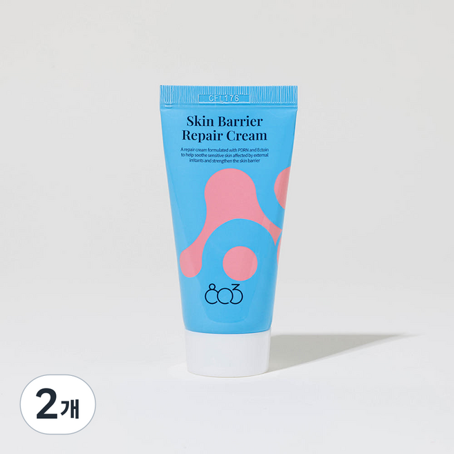 803 스킨 배리어 리페어 크림 PDRN 엑토인 진정보습, 2개, 50ml
