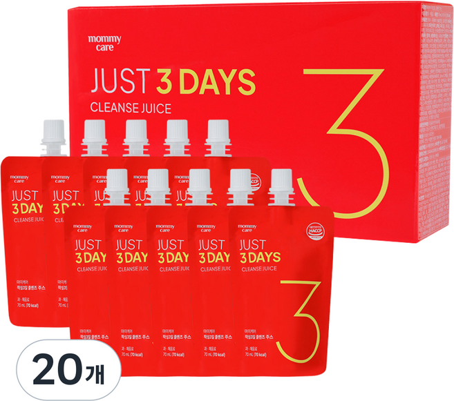 마미케어 해독주스 abc 쥬스 디톡스 작심3일 클렌즈 주스 자허블맛, 20개, 70ml