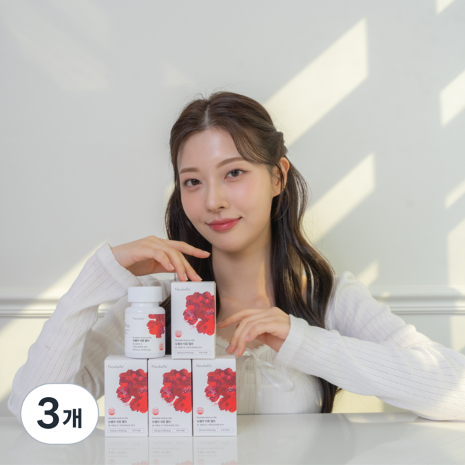 뉴벨라 석류엘라 붉은 생기를 담은 하루 식약청 HACCP 인증, 3개, 60정