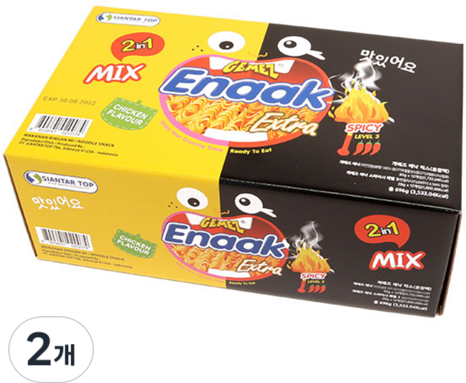 에낙 멀티박스 24EA (스파이시+치킨맛), 696g, 2개