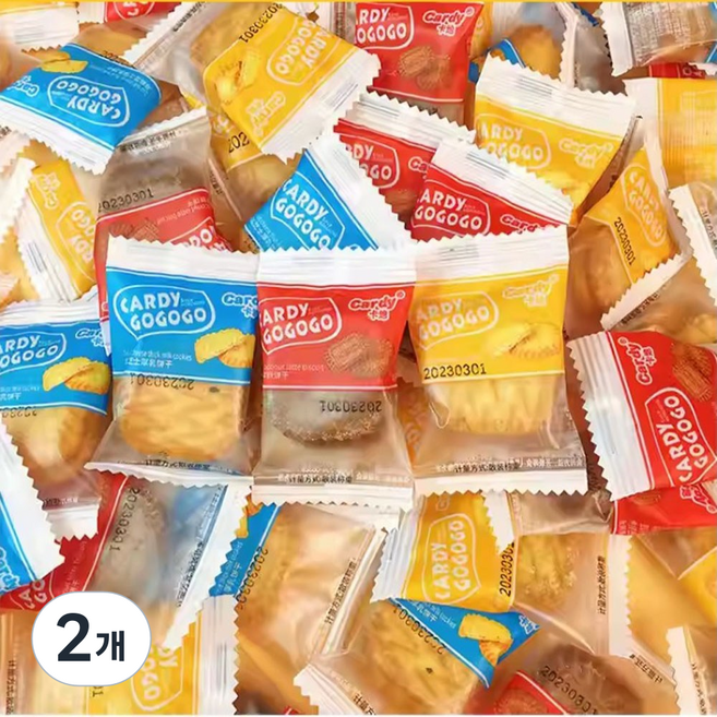 카디 비스킷 믹스1키로 170여봉지 대용량 개별포장, 2개, 1kg