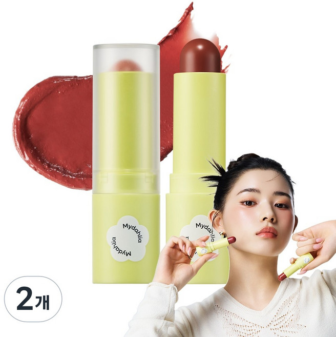 마이달리아 플레르 립밤, 2개, 4g, 01 썬 베이지