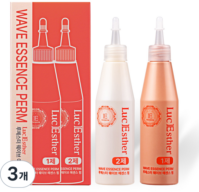 루체스터 웨이브펌 셀프 파마약 (1제+2제 각155ml), 3개, 310ml