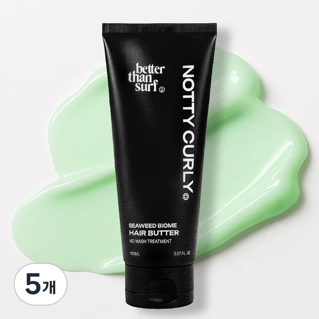 노티컬리 무실리콘 노워시 트리트먼트 바르는 리브인 헤어팩, 5개, 150ml - 쿠팡