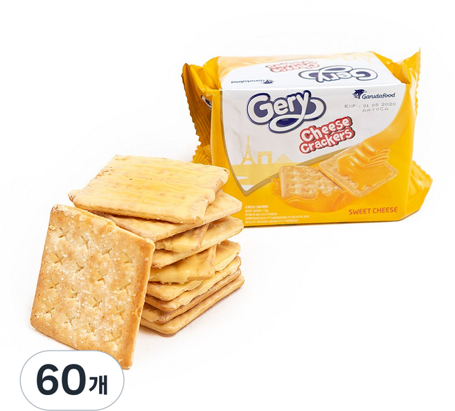 게리 치즈크래커, 100g, 60개