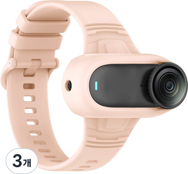 인스타360 GO 3S/GO 3 호환 카메라 손목 스트랩, 3개, 살구피치
