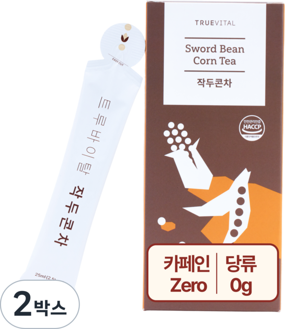 트루바이탈 작두콘차 액상차, 2개, 15개입, 25ml