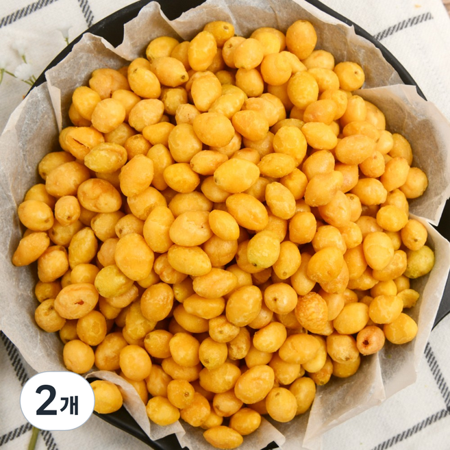 유나건어물 안주 바삭 고소한 맛 건조 통 은행칩, 2개, 150g